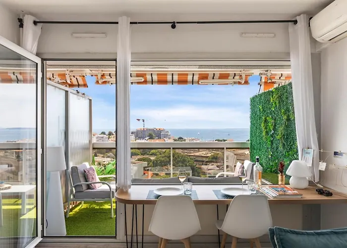 Vue 180° Cocon A 7 Min De La Piscine Ac Antibes